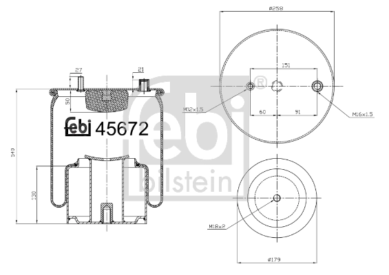 Bellow, air suspension